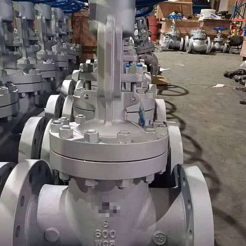 شیر کشویی 6 اینج کلاس 600 فولادی